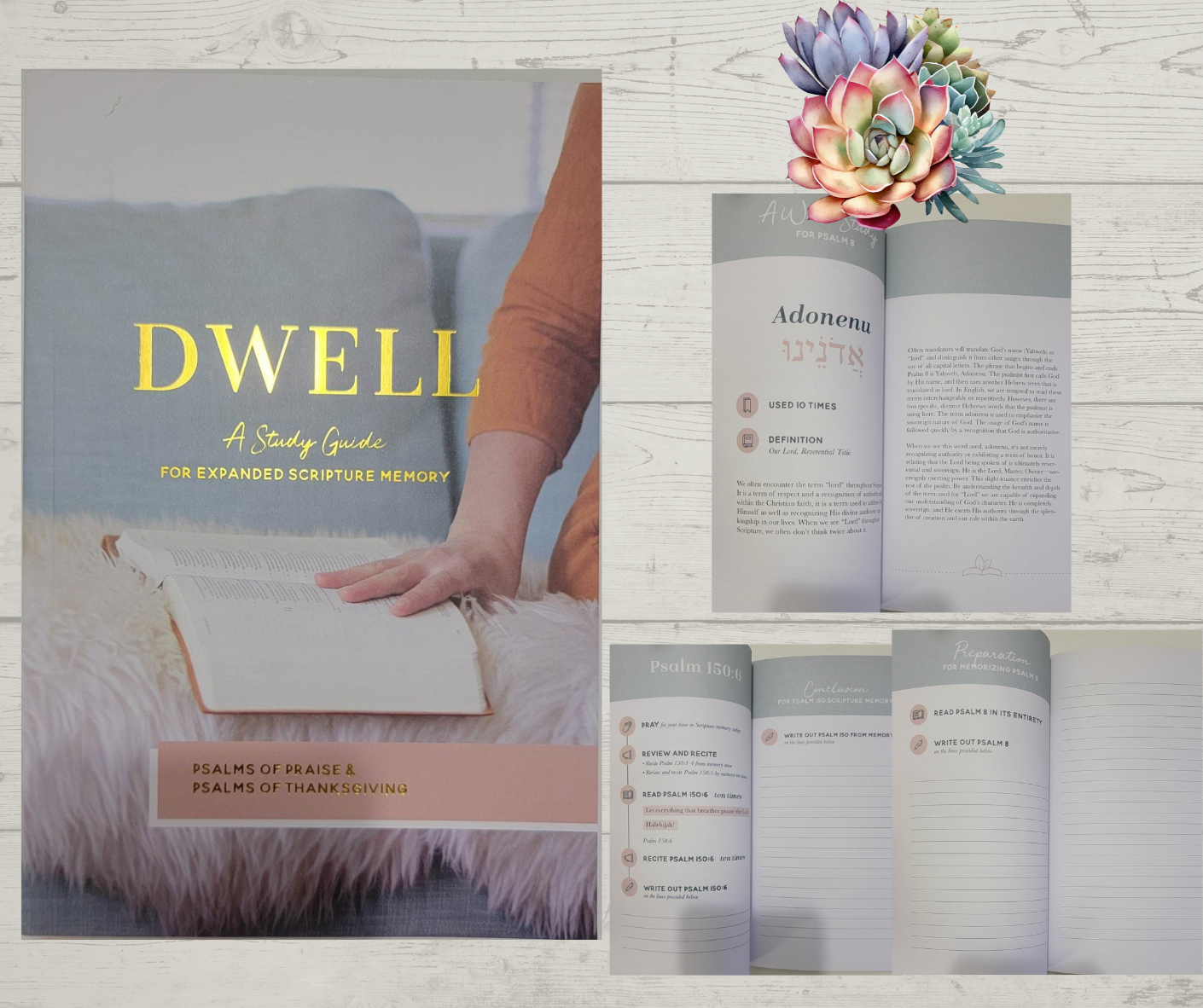 DWELL Scripture Memory Journal - Psalms of Praise and Thanksgiving